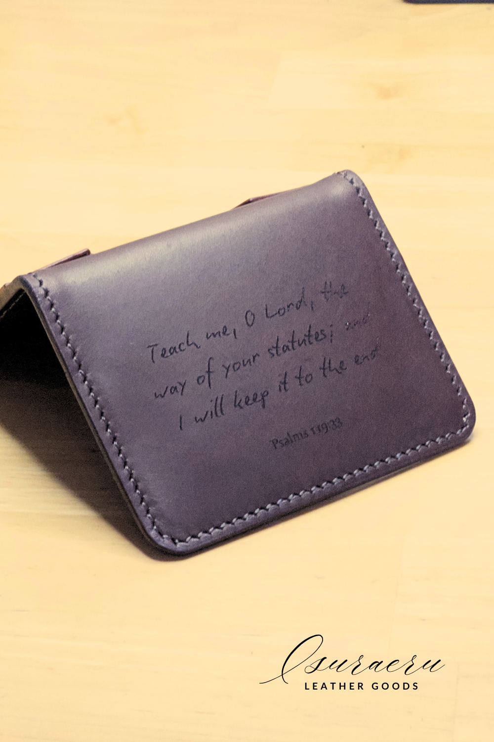 Psalms in Leather Wallet